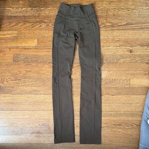 Olive green lululemon High-Waisted Leggings